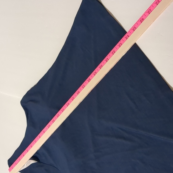 Eleven by Venus Williams Navy Athletic Shirt with Shelf Bra Women's Size XL - Picture 6 of 7